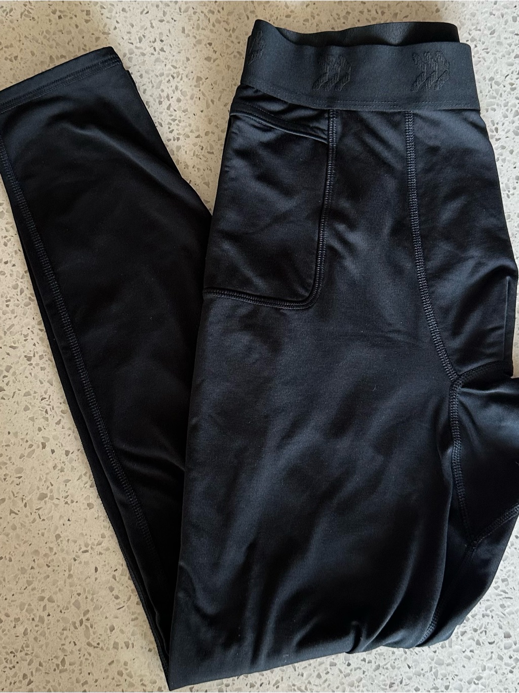 All In Motion Black High-Waist Active Leggings With Subtle Logo